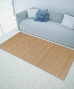 Tepih od bambusa 100 x 160 cm smeđi