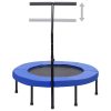 Trampolin za vježbanje s ručkom i sigurnosnim jastučićem 102 cm