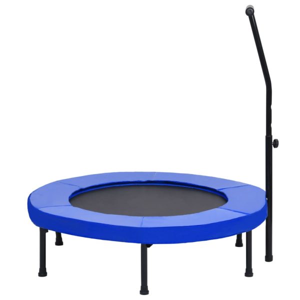 Trampolin za vježbanje s ručkom i sigurnosnim jastučićem 102 cm - Image 3