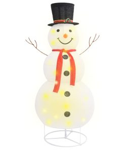 Ukrasni božićni snjegović s LED svjetlom luksuzna tkanina 180cm