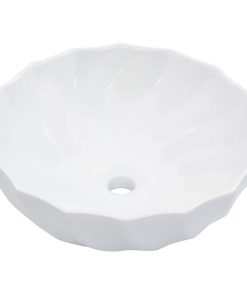 Umivaonik 46 x 17 cm keramički bijeli