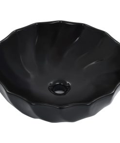 Umivaonik 46 x 17 cm keramički crni