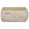 Umivaonik krem 30 x 30 x 13 cm mramorni