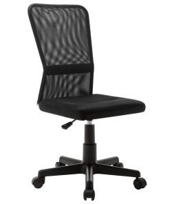 Uredska stolica crna 44 x 52 x 100 cm od mrežaste tkanine