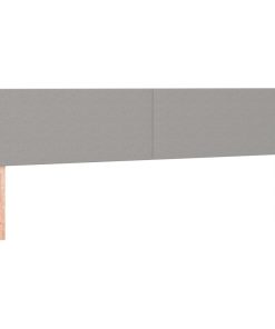 Uzglavlja 2 kom svjetlosiva 100x5x78/88 cm od tkanine