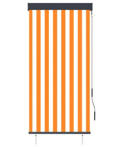 Vanjska roleta 80 x 250 cm bijelo-narančasta