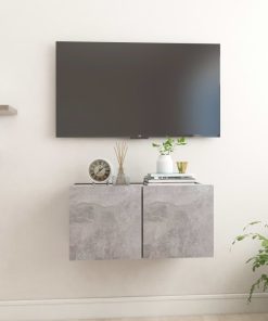 Viseći TV ormarić siva boja betona 60 x 30 x 30 cm