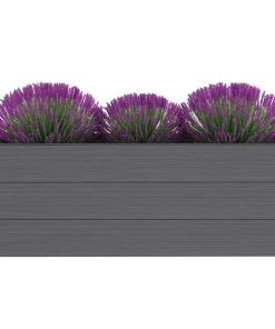 Vrtna Posuda za Sadnju WPC 150x50x54 cm Siva