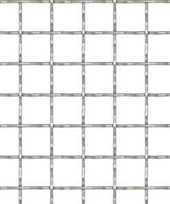 Vrtna mrežasta ograda od nehrđajućeg čelika 50x50 cm 21x21x2