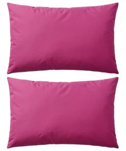 Vrtni jastuci 2 kom 60 x 40 cm ružičasti