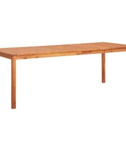 Vrtni stol od masivnog bagremovog drva 215 x 90 x 74 cm