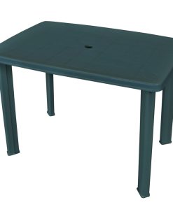 Vrtni stol od plastike zeleni 101 x 68 x 72 cm
