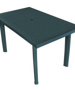 Vrtni stol od plastike zeleni 126 x 76 x 72 cm
