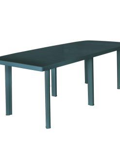 Vrtni stol od plastike zeleni 210 x 96 x 72 cm