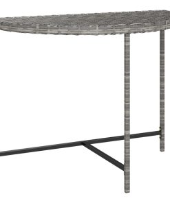 Vrtni stol sivi 100 x 50 x 75 cm od poliratana