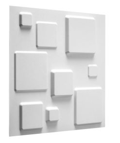 WallArt 3D zidni paneli 24 kom GA-WA09 s uzorkom kvadrata