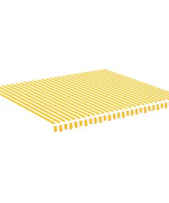 Zamjenska tkanina za tendu žuto-bijela 4 x 3