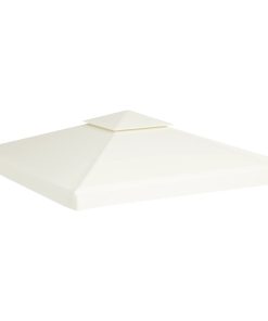 Zamjenski pokrov za sjenicu 310 g/m² krem bijeli 3 x 3 m
