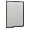 Zaslon protiv insekata za prozore antracit 130 x 170 cm