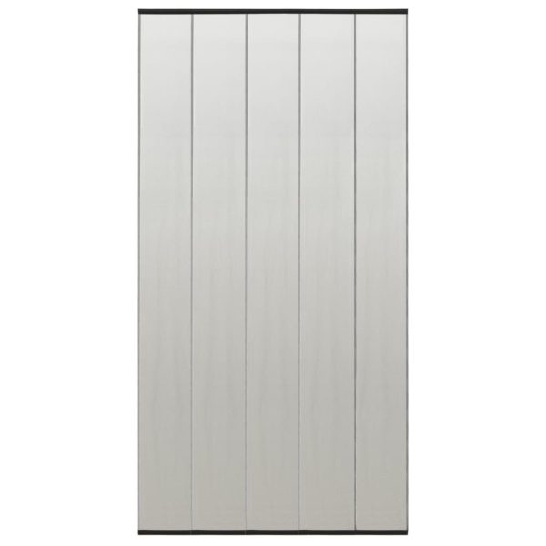 Zastor protiv insekata s 5-dijelnom mrežom crni 120 x 240 cm