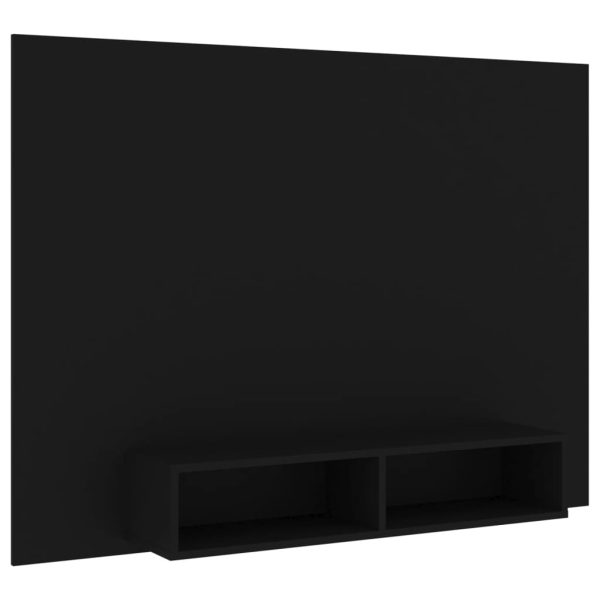 Zidni TV ormarić crni 135 x 23