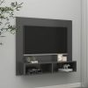 Zidni TV ormarić sivi 102 x 23