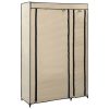 282424 Folding Wardrobes 2 pcs Cream 110x45x175 cm Fabric