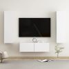 3-dijelni set TV ormarića bijeli od iverice