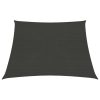 311105 Sunshade Sail 160 g/m² Anthracite 4/5x3 m HDPE