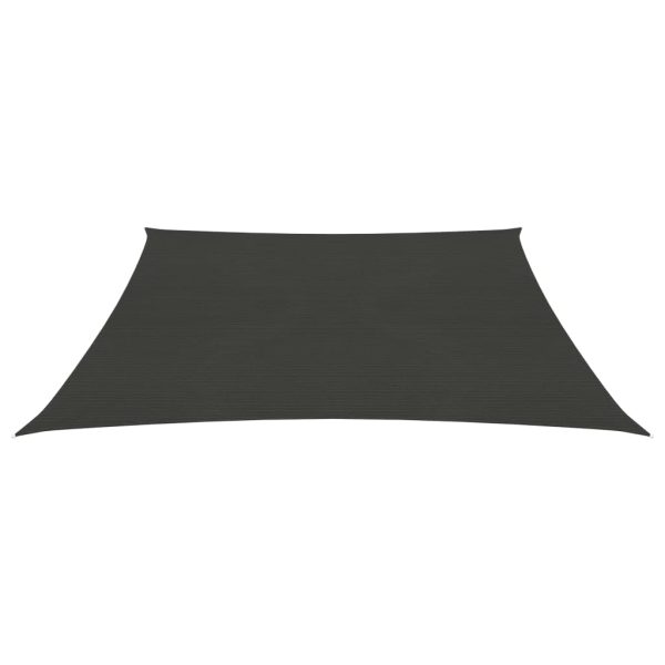 311105 Sunshade Sail 160 g/m² Anthracite 4/5x3 m HDPE