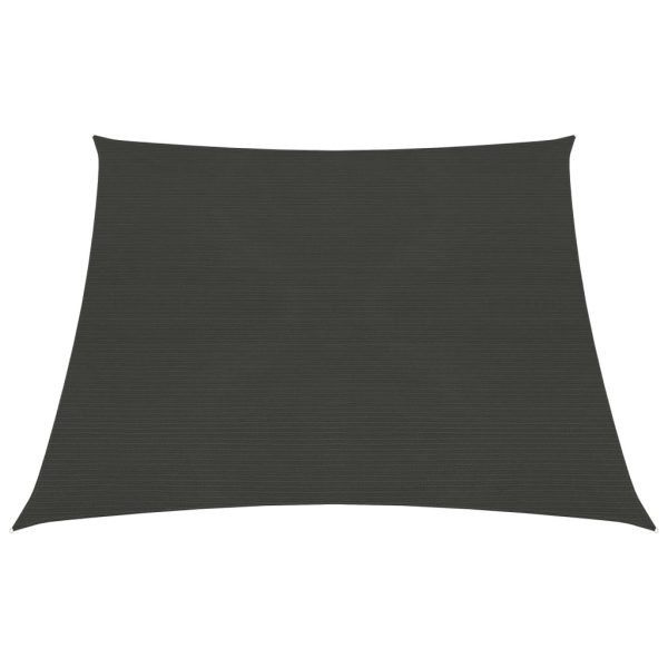 311105 Sunshade Sail 160 g/m² Anthracite 4/5x3 m HDPE