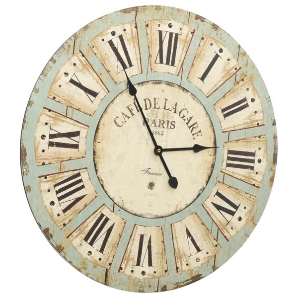 325183 Wall Clock Multicolour 60 cm MDF - Image 3