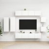 8-dijelni set TV ormarića bijeli od iverice
