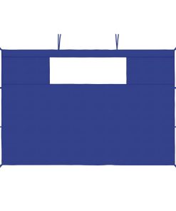Bočni zidovi za sjenicu s prozorima 2 kom plavi (315307)