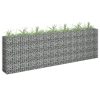Gabionska sadilica od pocinčanog čelika 270 x 30 x 90 cm