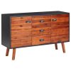 Komoda od masivnog bagremovog drva i MDF-a 110 x 35 x 70 cm