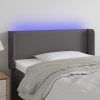 LED uzglavlje sivo 103x16x78/88 cm od umjetne kože