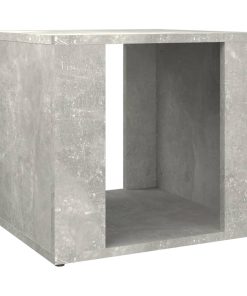 Noćni ormarić Siva boja betona 41x40x36cm od konstruiranog drva