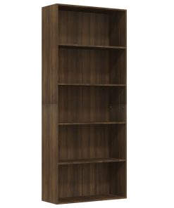 Ormarić za knjige boja hrasta 80x30x189 cm konstruirano drvo