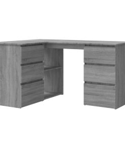 Radni stol boja hrasta sonome 145x100x76 cm konstruirano drvo