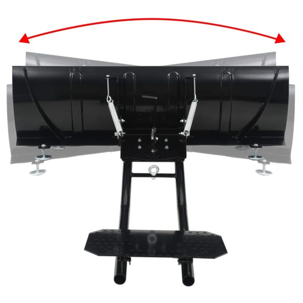 Ralica za snijeg za ATV 120 x 38 cm crna - Image 4