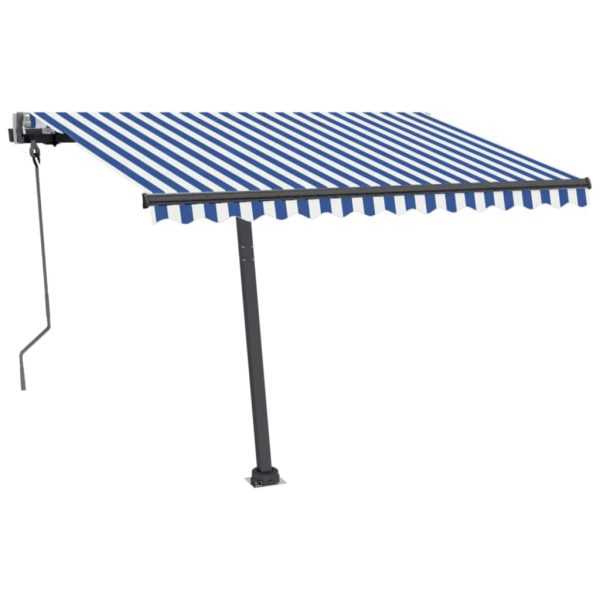 Samostojeća automatska tenda 300 x 250 cm plavo-bijela