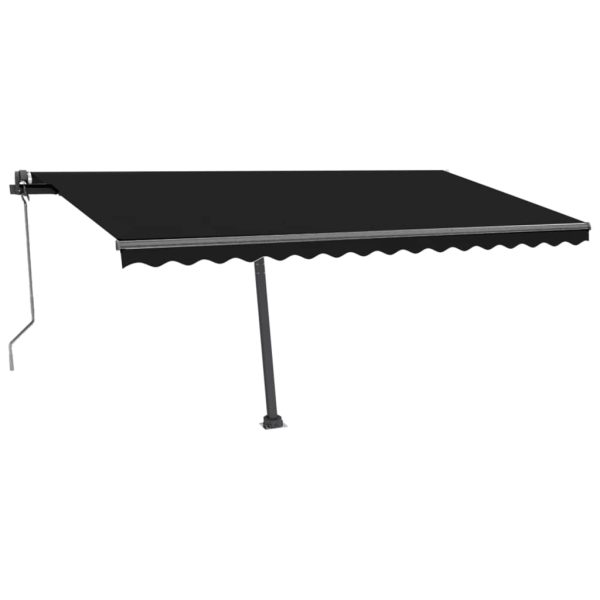 Samostojeća automatska tenda 450 x 300 cm antracit - Slika 3