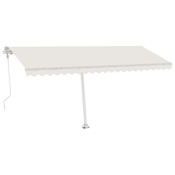 Samostojeća automatska tenda 500 x 300 cm krem