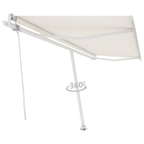 Samostojeća automatska tenda 500 x 300 cm krem - Image 3