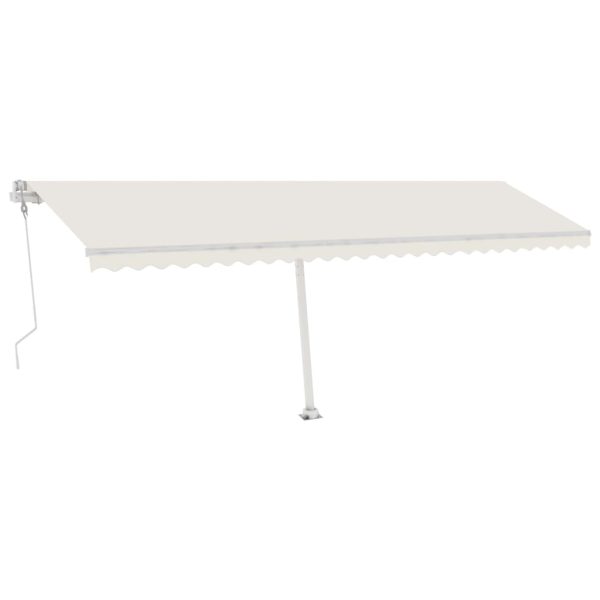 Samostojeća automatska tenda 600 x 300 cm krem