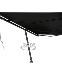 Samostojeća automatska tenda 600 x 350 cm antracit