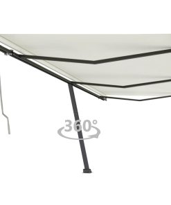Samostojeća automatska tenda 600 x 350 cm krem