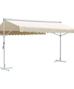 Samostojeća tenda 500 x 300 cm krem