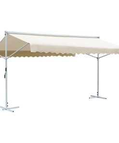 Samostojeća tenda 600 x 300 cm krem